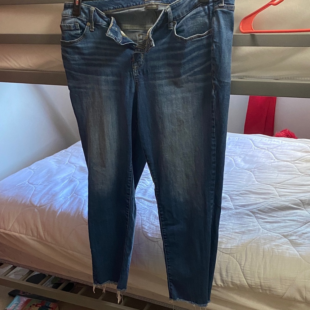 Torrid Dark Blue Ankle Jeans